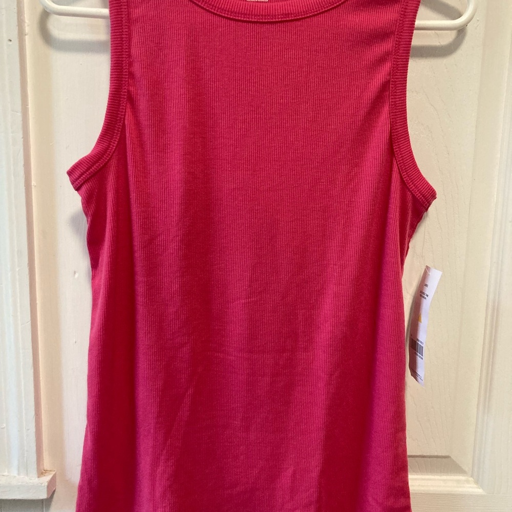 Just Be Fuchsia Tank Top